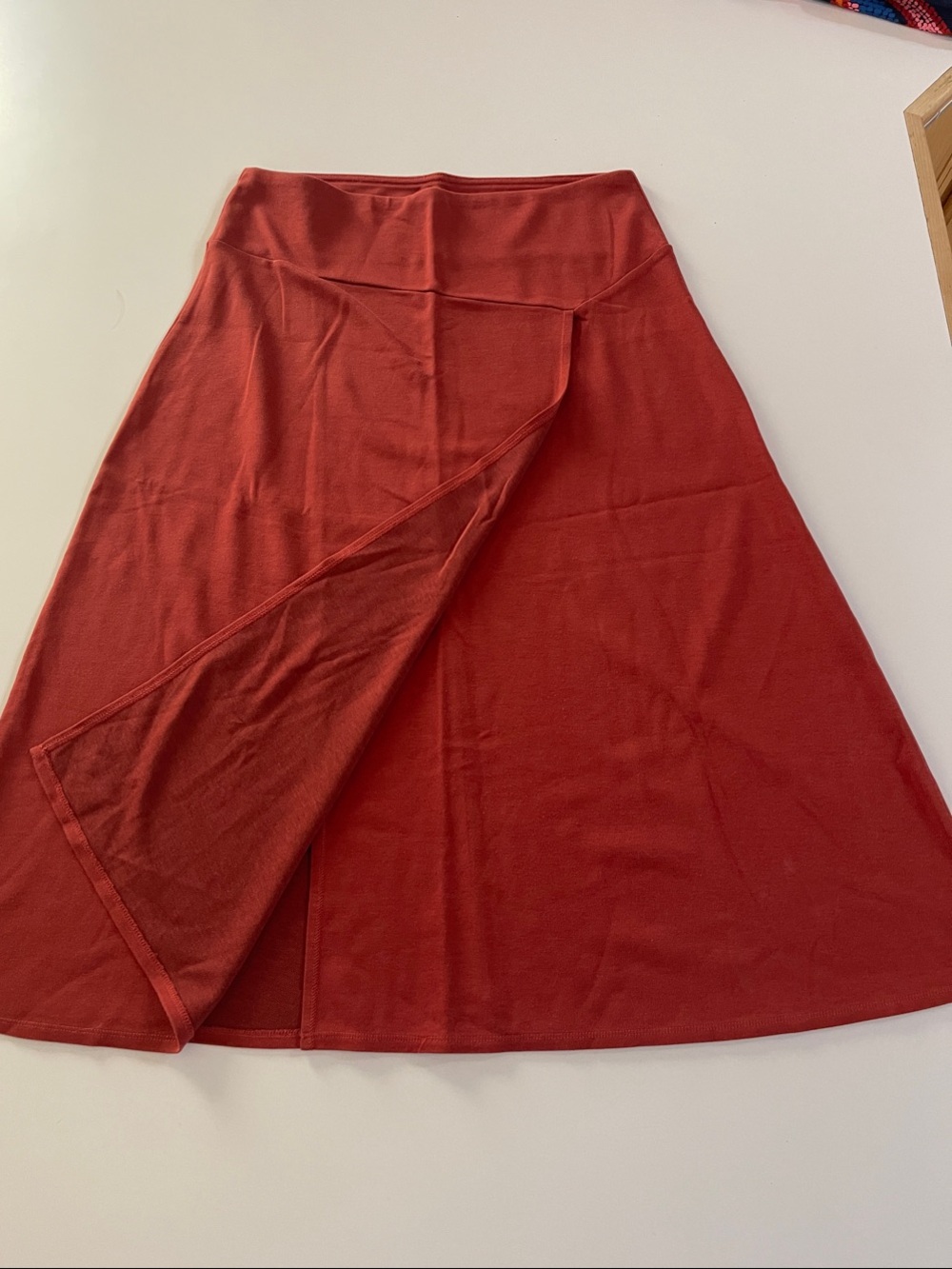 Patagonia Rust Red A-Line Skirt